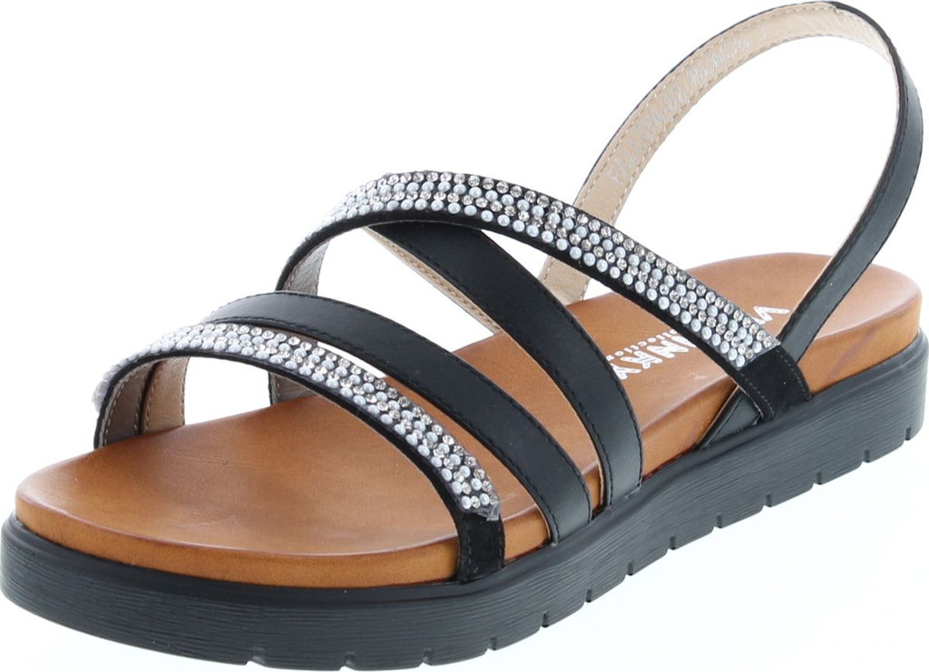 Via Pinky Fallon-02 Womens Open Toe Cushioned Strappy Low Platform Sandals