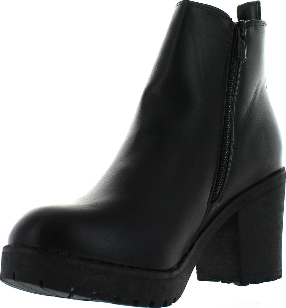 chunky heel ankle boot