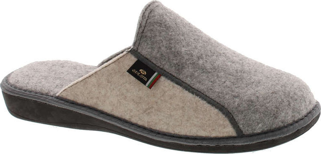 Sc Home Collection Men's 18717 Real Natural Wool Warm House Slippers Made In Europe Great Gift Item