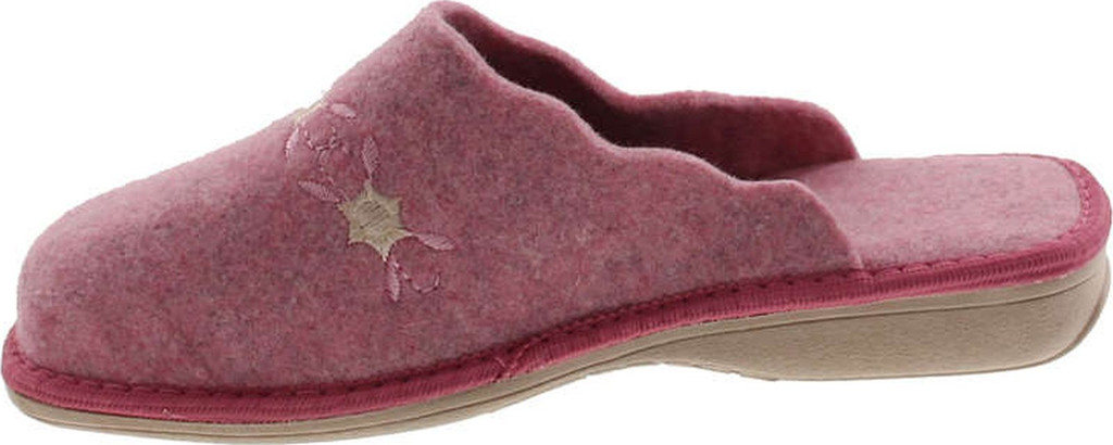 Sc Home Collection Womens 12317 Natural Wool Embroidered Cozy House Slippers Made In Europe