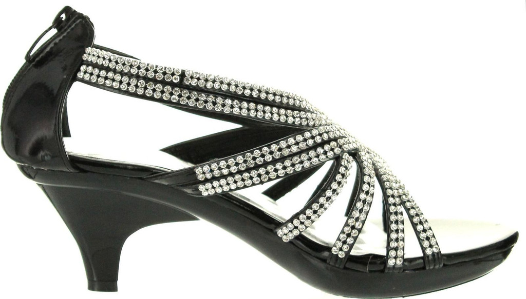 Delicacy Womens Angel-41 Rhinestones Embellished Strappy Sandals