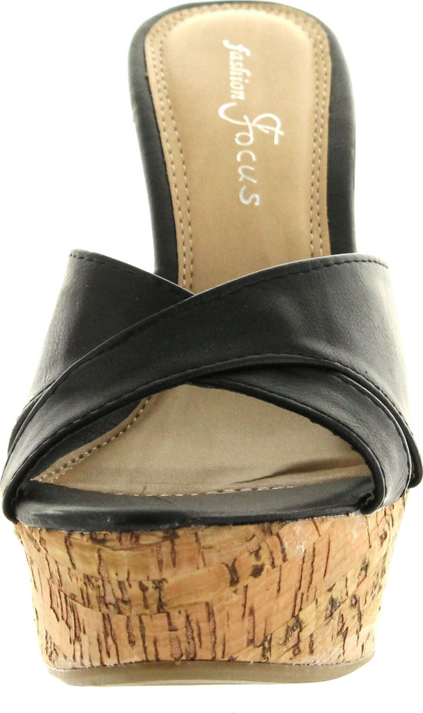 Fashion Focus Womens Ardo-39 Wedge Sandals