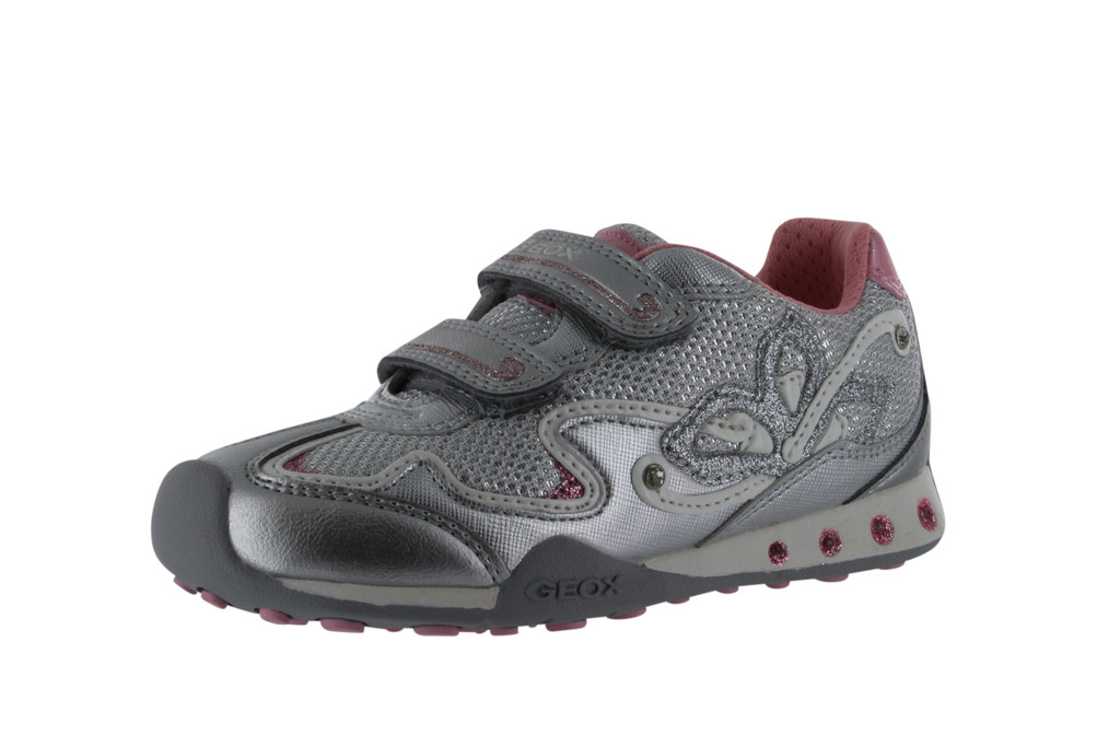 Geox Jr New Jocker Girls Lighted Fashion Sneaker