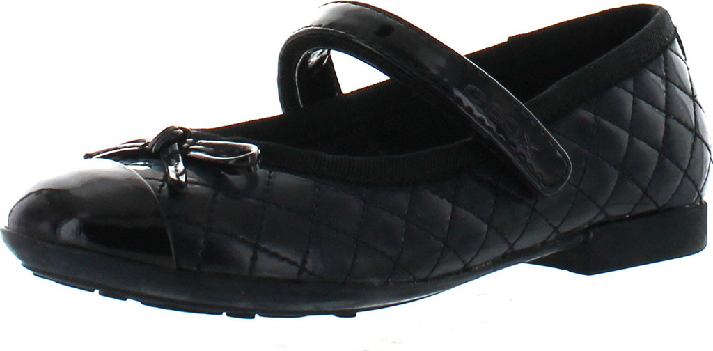 Geox Girls Plie Quilted Fashion Mary Jane Flats Shoes