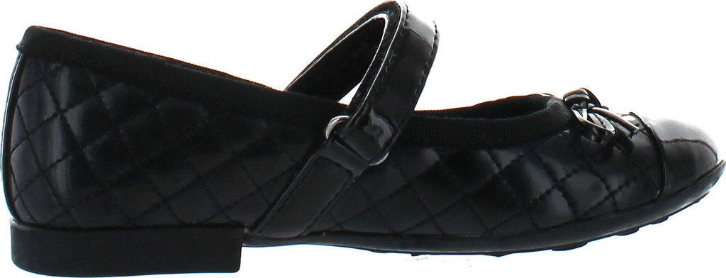 Geox Girls Plie Quilted Fashion Mary Jane Flats Shoes