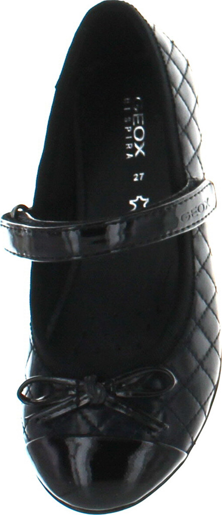 Geox Girls Plie Quilted Fashion Mary Jane Flats Shoes