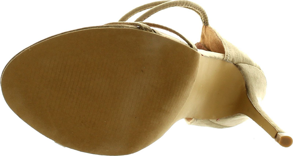 Bonnibel Rosita-2 Womens T-Strap Back Zipper Ankle Strap Stiletto Dress Sandals