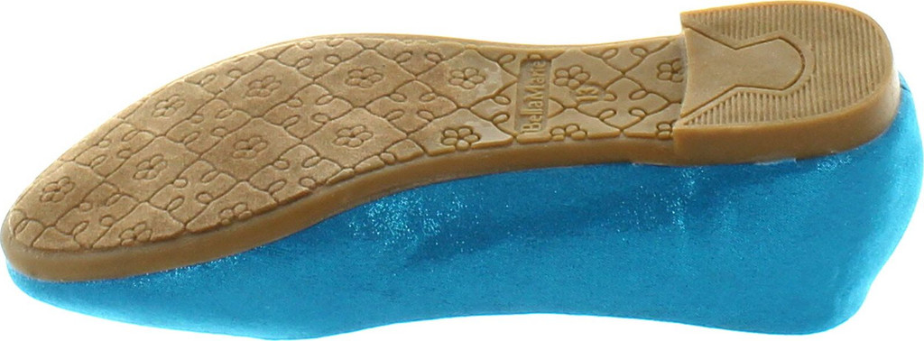 Bellamarie Dana-22K Girl Kids Dress Ballet Flat Slip On Comfortable Ballerina Synthetic Suede Shoes