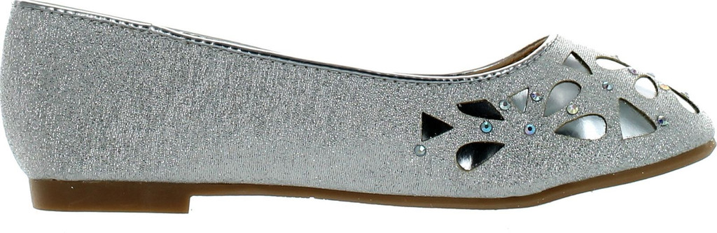 Lj-Adorababy Girls Ba0036 Dress Shoes With Perforation And Rhinestones