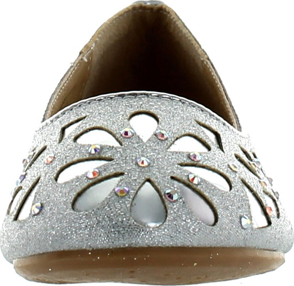 Lj-Adorababy Girls Ba0036 Dress Shoes With Perforation And Rhinestones