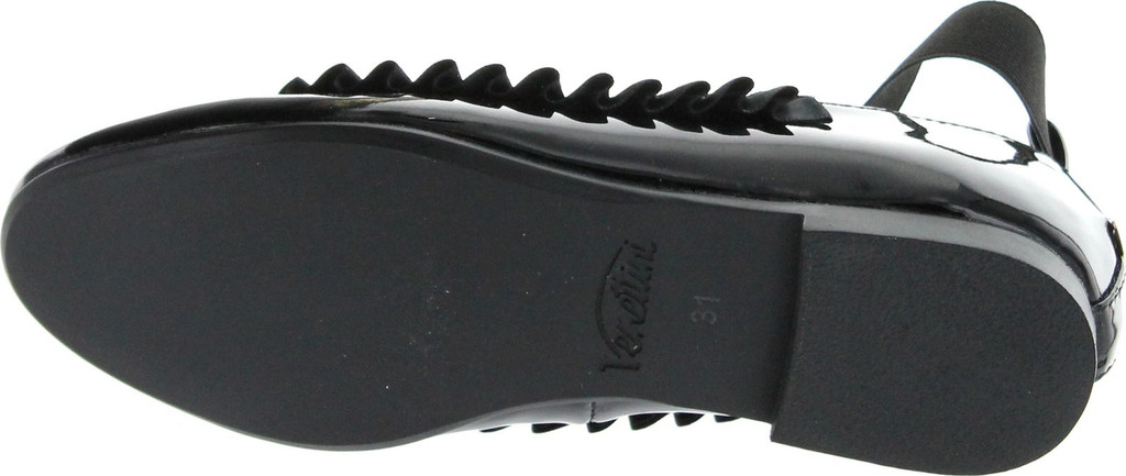 Venettini Girls 55-Cony Dress Flats With Elastic Strap
