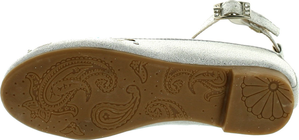 Lj-Adorababy Girls Ba0037 Dress Flats With Perforations And Rhinestones