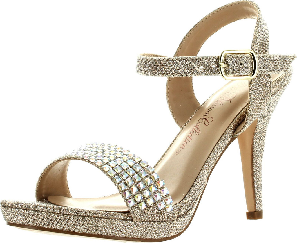 De Blossom Womens Robin-107 Ankle Strap Sandals