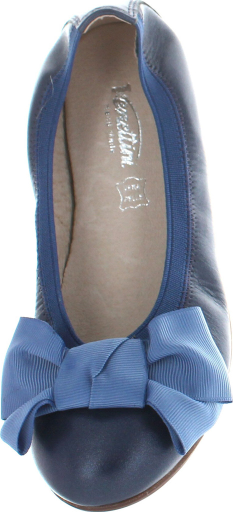 Venettini Girls 55-Berry Dress Flats With Bow