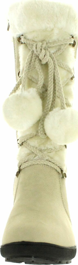 Reneeze Womens Coco-1 Flat Heel Mid Calf Boots