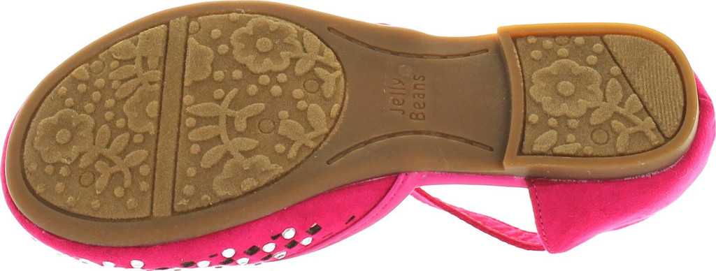 Jelly Beans Capa Kid's Big Girls Ankle Strap Rhinstone Ornament Sandals Shoes