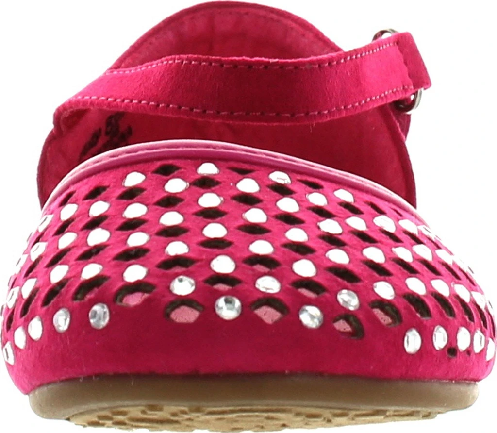 Jelly Beans Capa Kid's Big Girls Ankle Strap Rhinstone Ornament Sandals Shoes