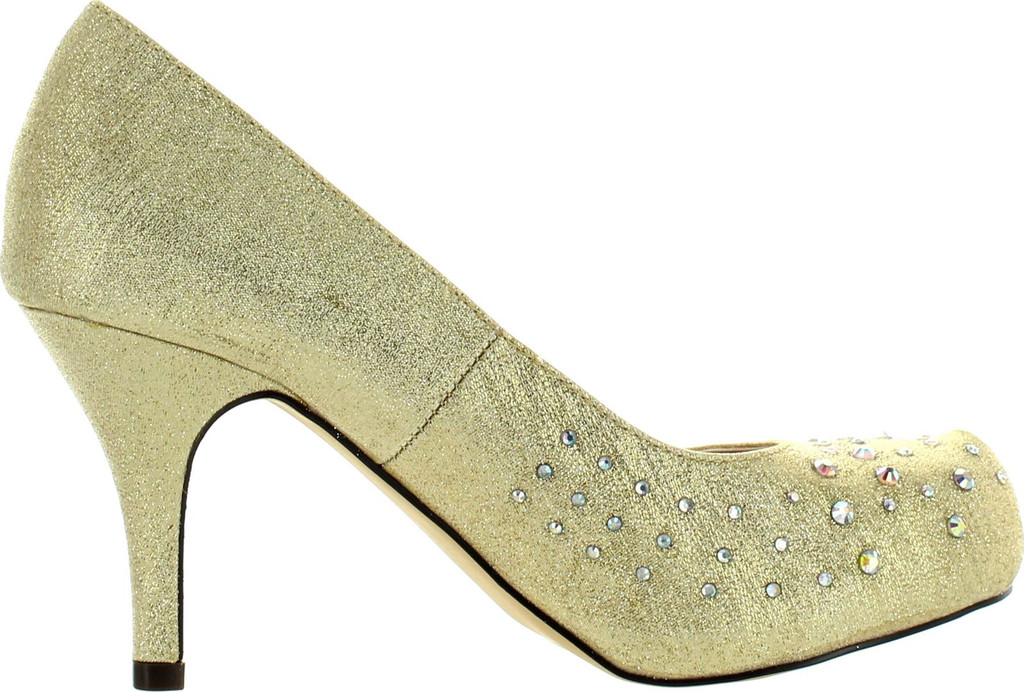 Celeste Womens Sanyo-01 Metallic Classic Dress Party Pumps Shoes
