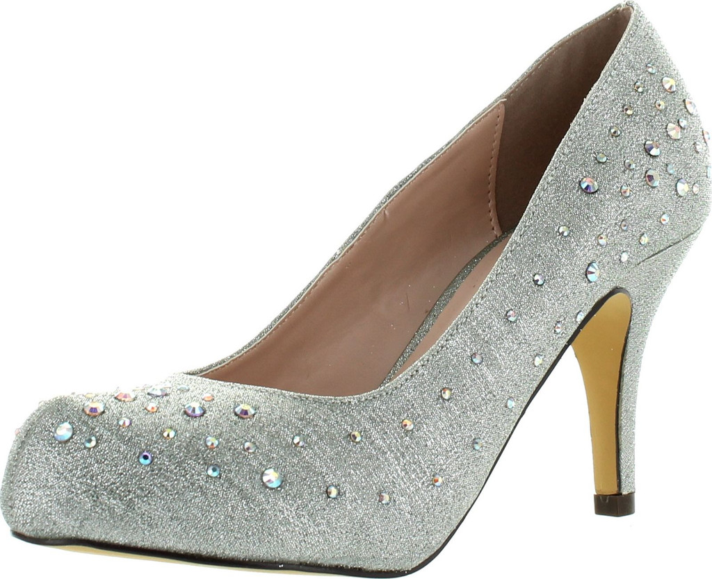 Celeste Womens Sanyo-01 Metallic Classic Dress Party Pumps Shoes