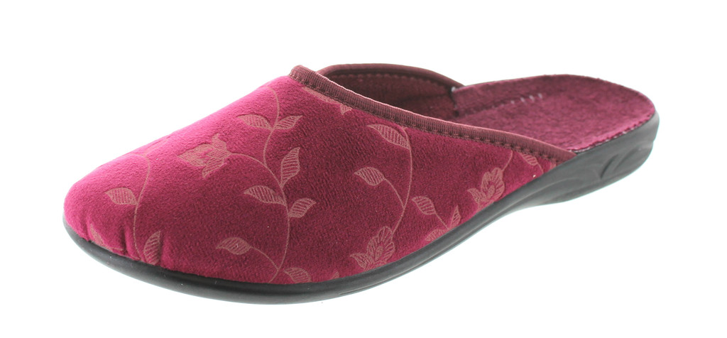 Sc Home Collection 102 Womens Closed Toe Flower Design Slippers