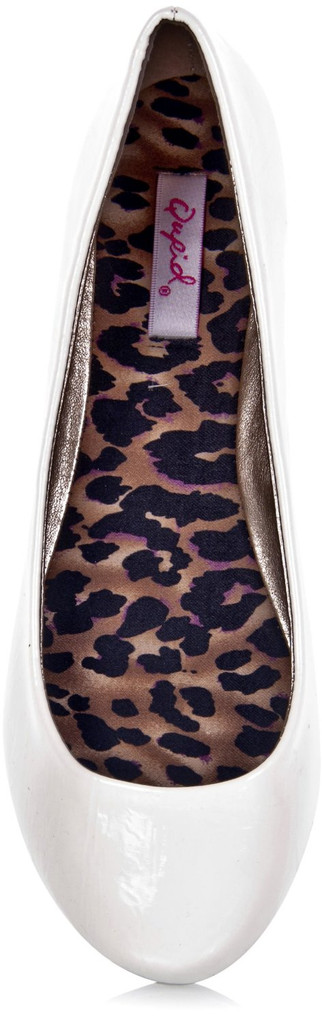 Qupid Thesis-92 Classic Round Toe Patent Slip On Basic Comfortable Flat Shoe