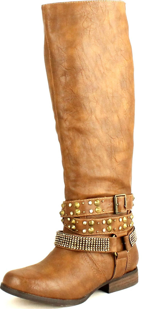 Not Rated Womens Love Stoned Riding Boots