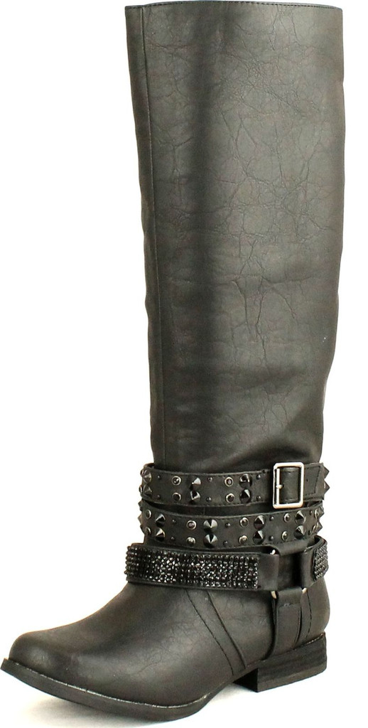 Not Rated Womens Love Stoned Riding Boots
