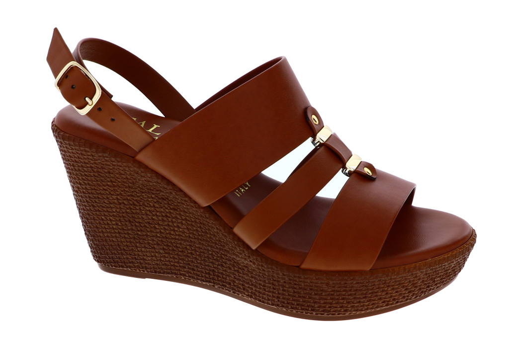 Italian Shoemakers Womens Britt Fashion Wedge Sandals Made In Italy
