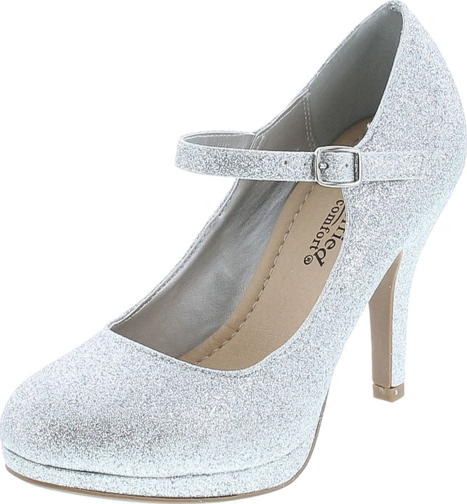 City Classified Women's Comfort Dennis Mary Jane High Heel