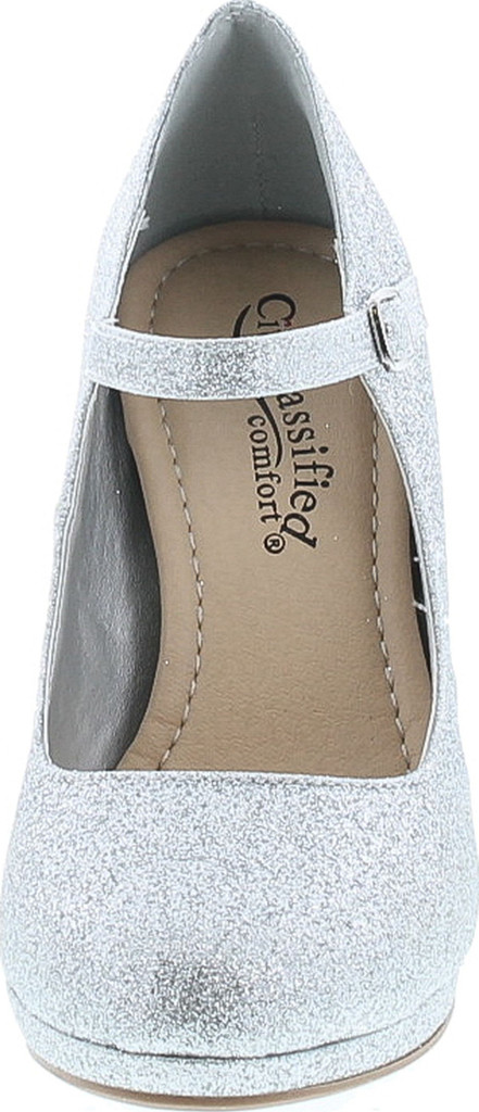 City Classified Women's Comfort Dennis Mary Jane High Heel