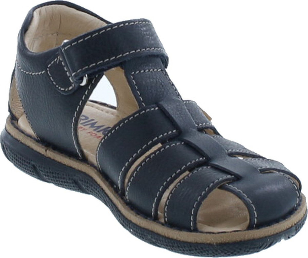 Primigi Girls Leather Protective Toe And Closed Back Fashion Sandals