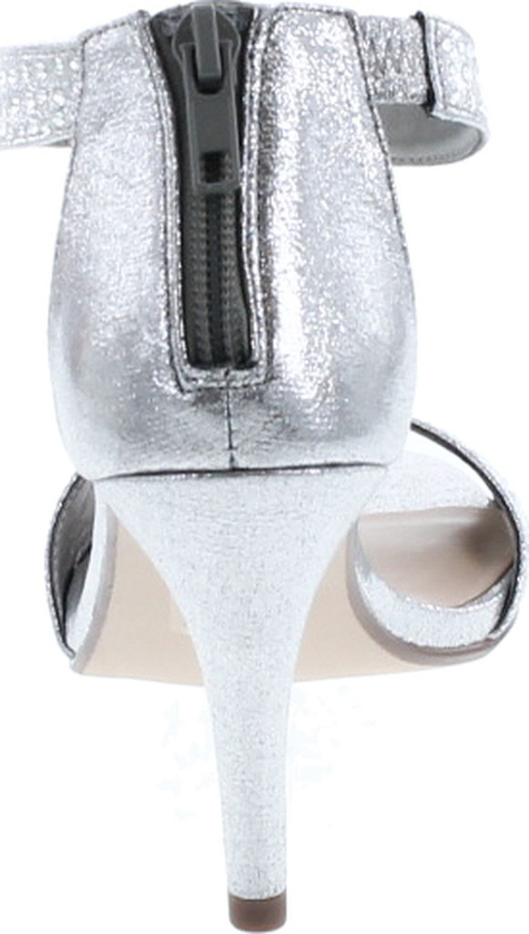 City Classified Womens Formal Evening Party Lace Ankle T-Strap Peep Toe Stiletto High Heel Pumps