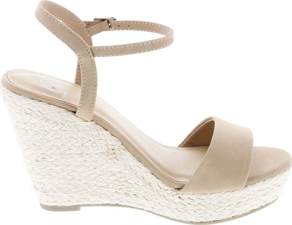 Delicious Womens Freesia Fashion Wedge Espadrille Sandals
