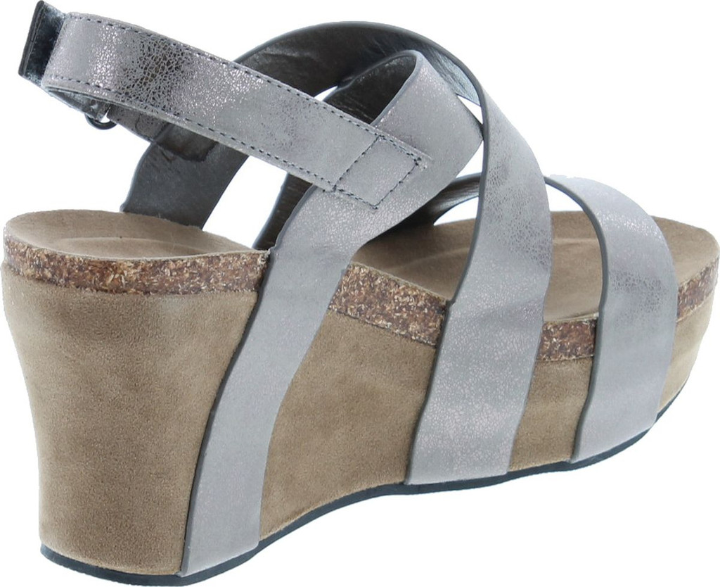 Pierre Dumas Women's Hester-5 Vegan Leather Strappy Wedge Sandals