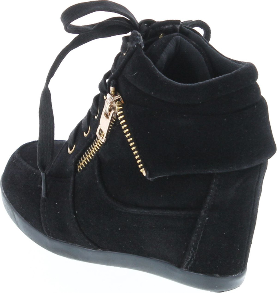 wedge ankle sneakers