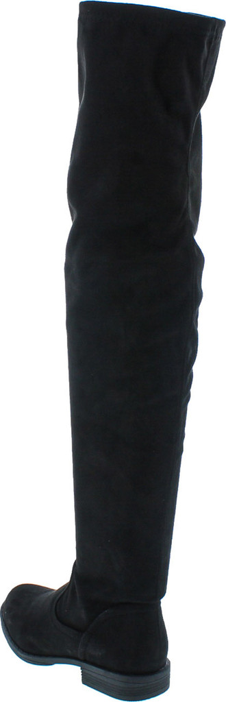 Bamboo Montana-53 Women's Stretch Side Zipper Snug Fit Thigh High Riding Boots