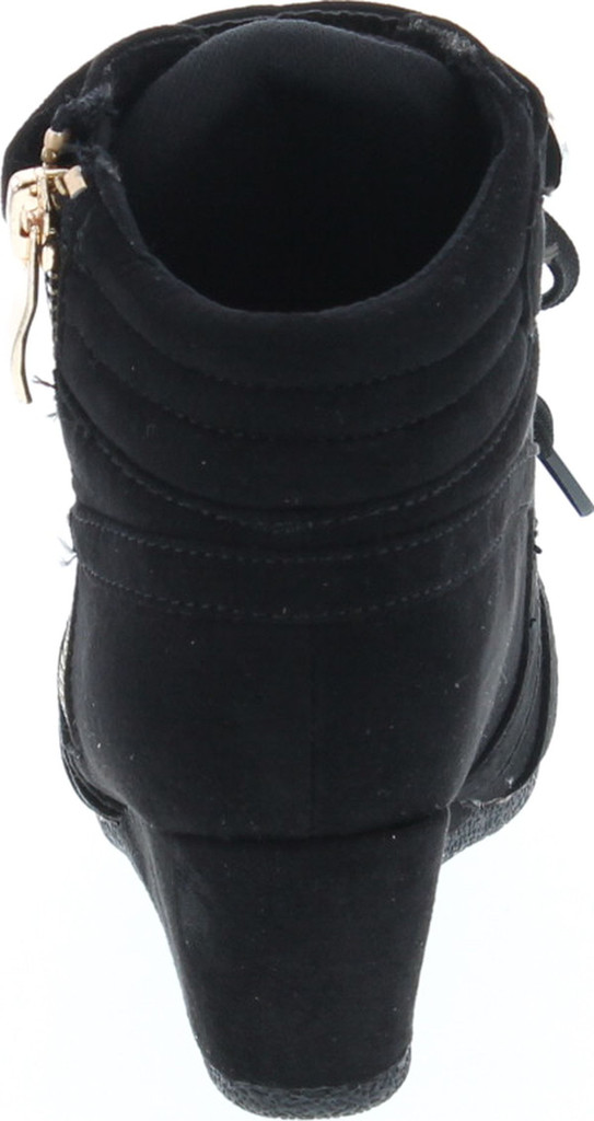 Link Peggy-53K Children Girl's Comfort Lace Up Hidden Wedge Sneakers