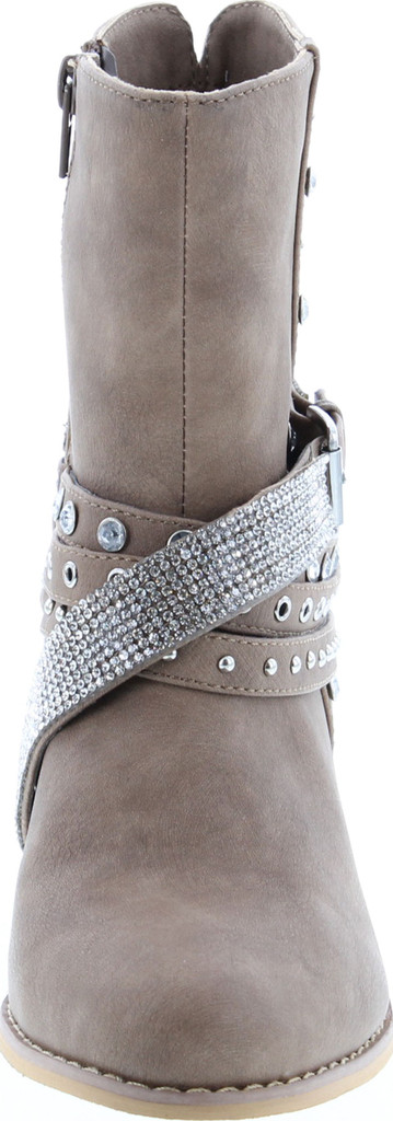 Not Rated Jet Setter Womens Faux Leather Fashion Ankle Boots