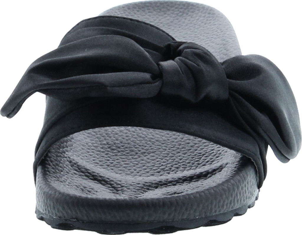 Liliana Nomi-7 Womens Cute Lovely Pointy Front Ribbon Knot Detail Slippers