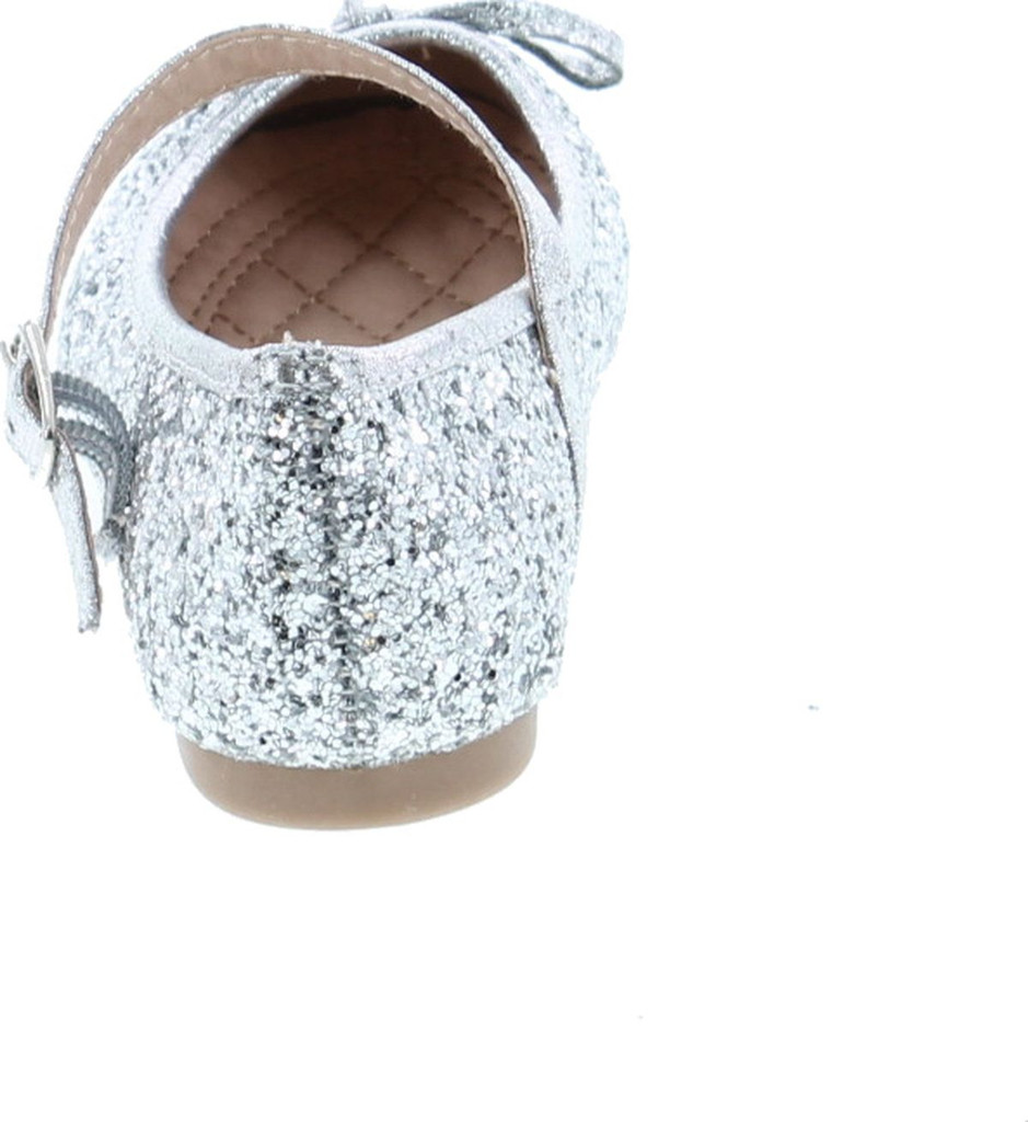 Link Marina-36K Girl's Glitter Bow Ballerina Party Dressed Flat Mary Janes