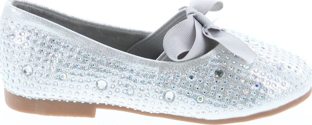 Blossom Girl Lili Sparkle Rhinestones Cute Strap Little Baby Toddler Dress Flat Shoes