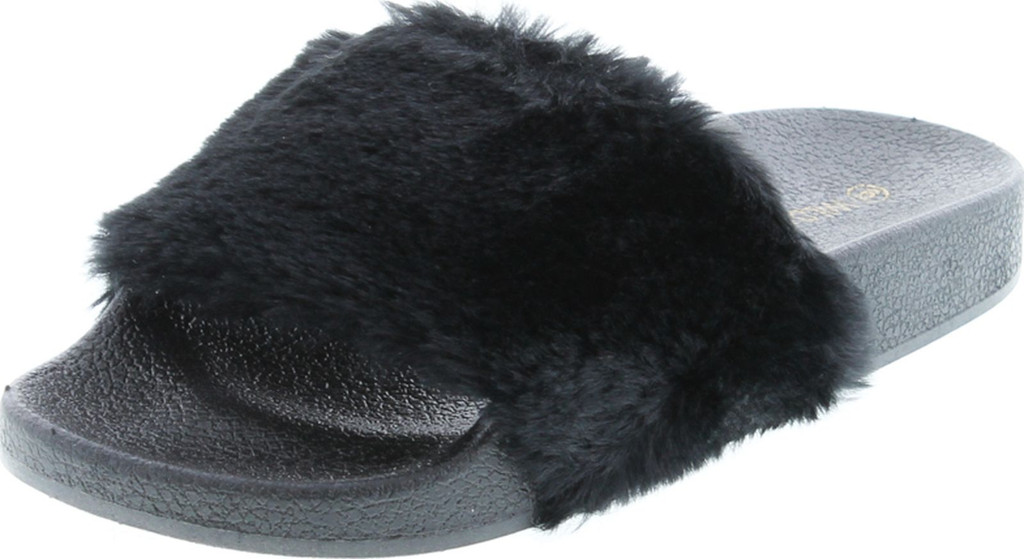 Wild Diva Lounge Womens Matty-01 Fashion Slides Sandals