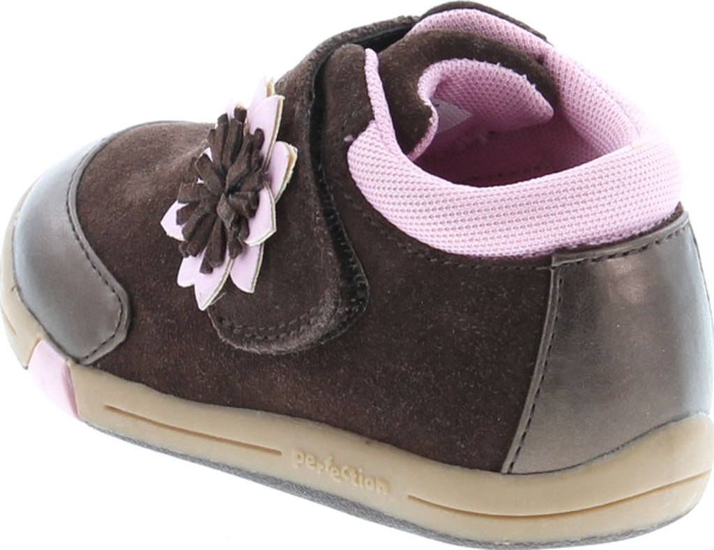 Jumping Jacks Girls Baby Flower Lightweight First Walker Shoes