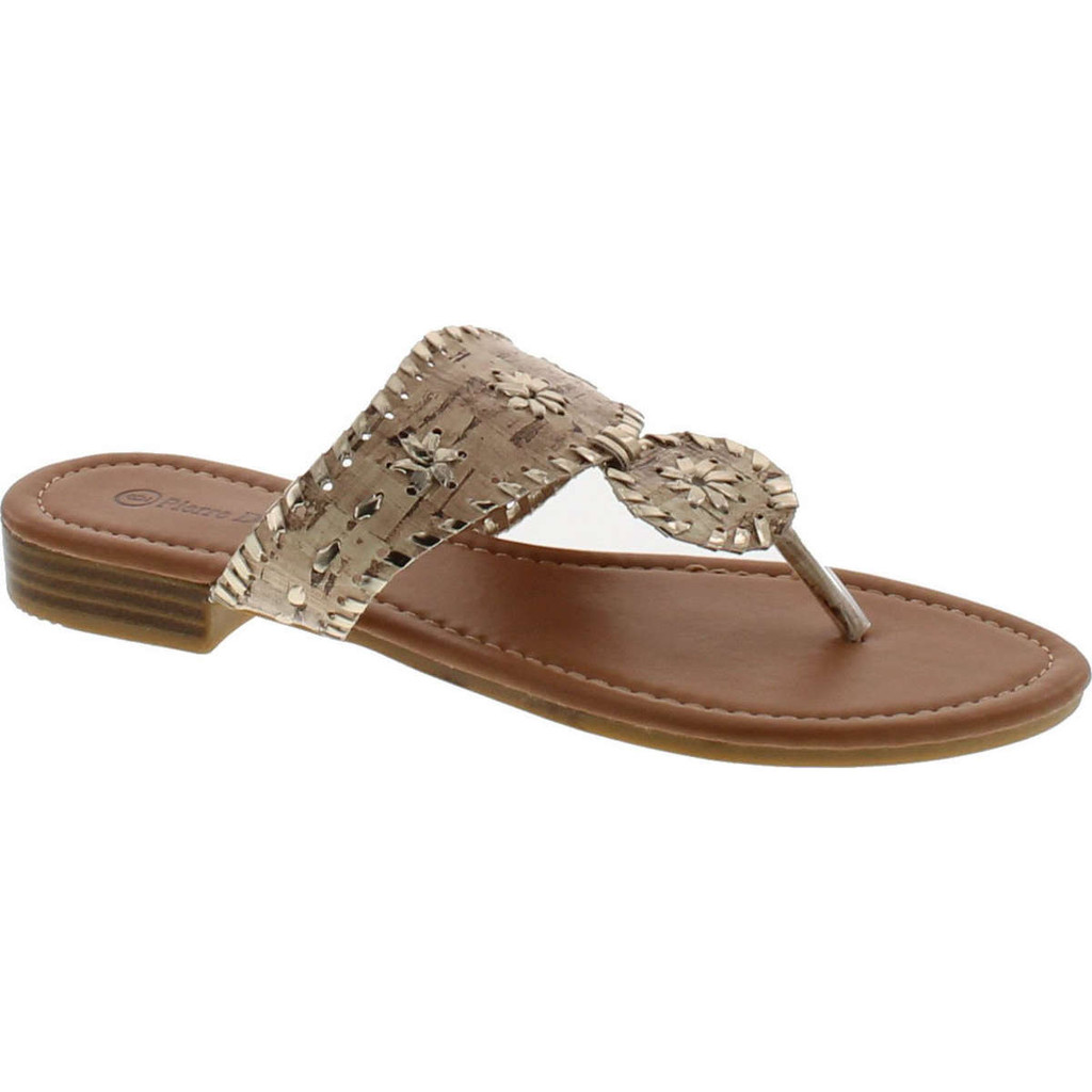 Pierre Dumas Women's Rosetta-1 Slip-On Sandals