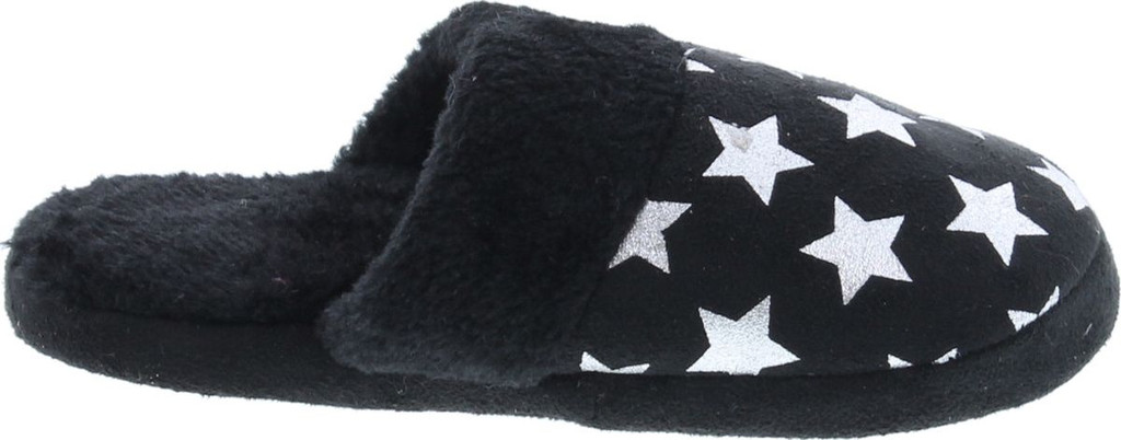 Static Footwear Girls Fluffy Slip On Warm House Slippers