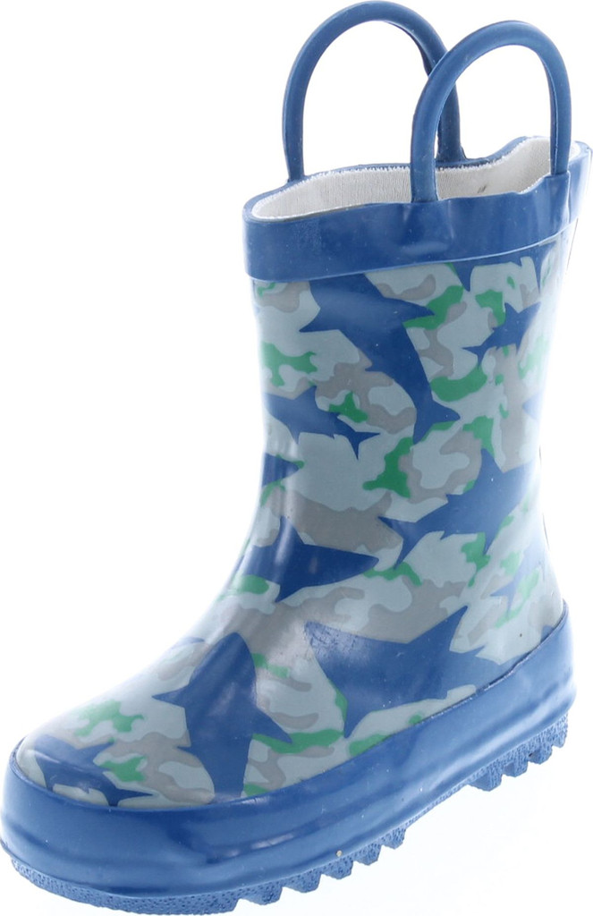 Static Footwear Kids Camo Print Fashion Rain Boots