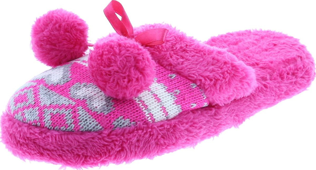 Static Footwear Womens Slip On Fashion Warm House Slippers