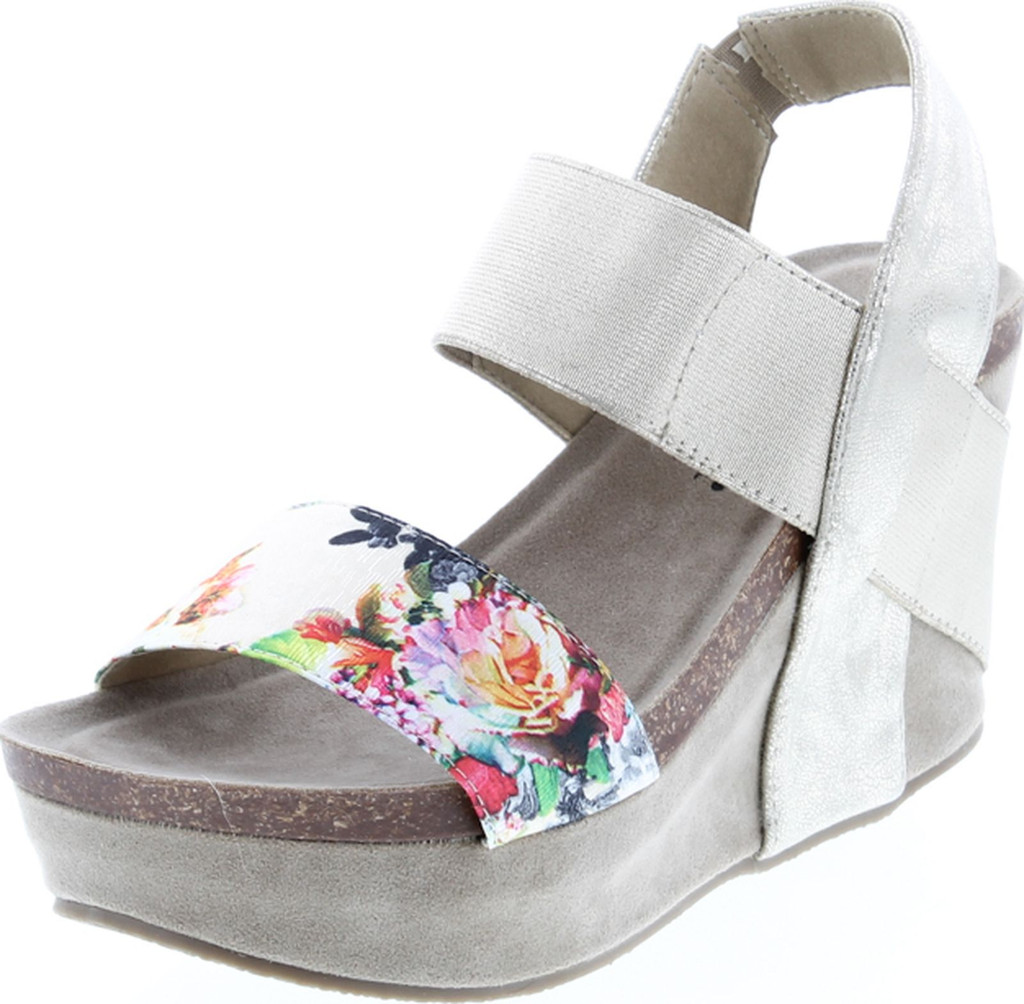Nature Breeze Womens Truce-01 Wedge Sandals