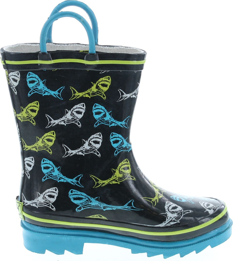 Western Chief Kids Shark Bite Fashion Rain Boots