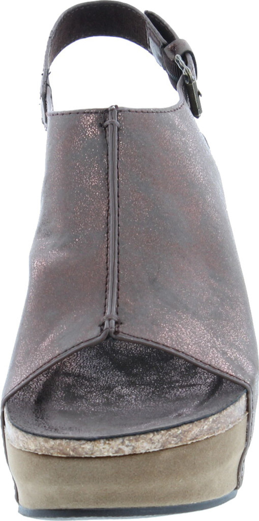 Pierre Dumas Hester-14 Women Low Wedge With An Adjustable Side Buckle Sandals